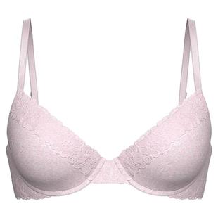 直降138|维密大秀系列PINK 花漾蕾丝饰边舒适文胸内衣女