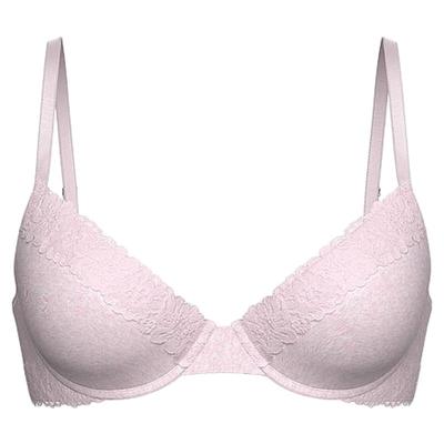 维密PINK花漾蕾丝饰边舒适文胸