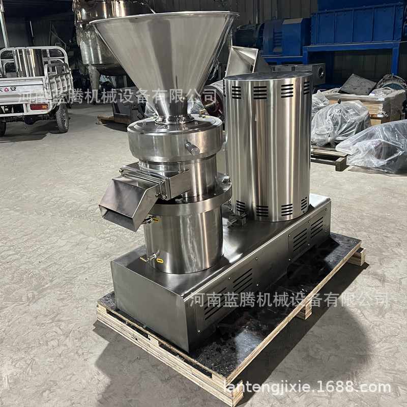 供应出口不锈钢山楂胶体磨花生酱研磨机涂料油漆胶体磨鸡骨骨泥机