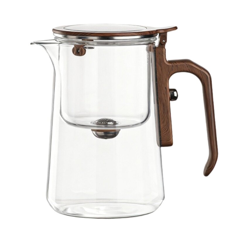 新翻盖零杆磁吸飘逸杯泡茶壶茶具