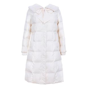 2025冬季大码女装棉衣胖MM中长款加厚保暖毛领飘带生物绒棉服外套