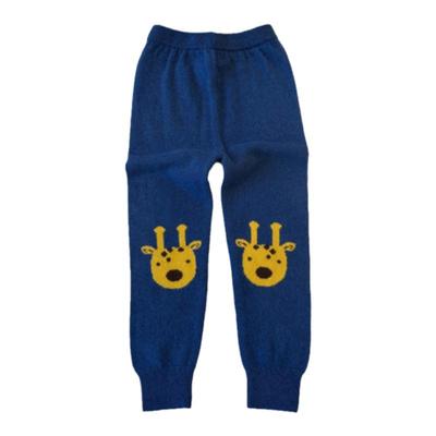 可爱儿童卡通羊绒薄款裤子