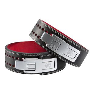 力量举腰带牛皮快扣杠杆专业护具举重健美健身深蹲硬拉举护腰