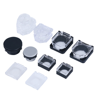 16 22mm全系列按钮保护罩平钮旋钮方形翻盖挂锁方形防止错误操作