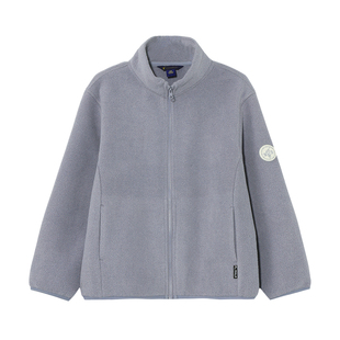 POLOWALK童装 男女童外套春秋装儿童休闲装25新款开衫上衣摇粒绒