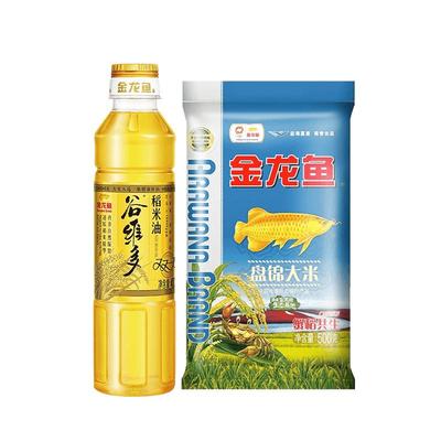 金龙鱼稻米油400m珍珠米500G