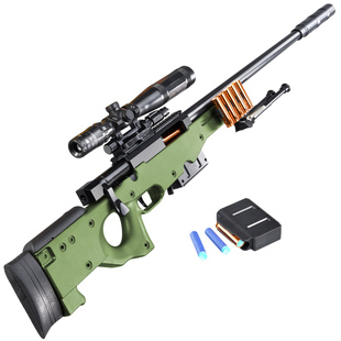 大号AWM抛壳狙击枪儿童玩具枪男孩98k男童步抢m24软弹枪5—7一9岁