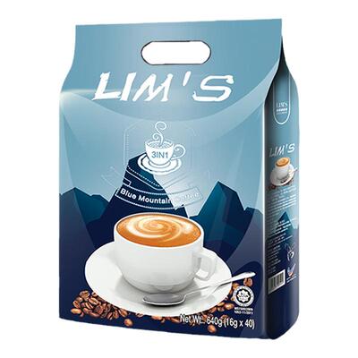 零涩lims蓝山风味速溶咖啡三合一