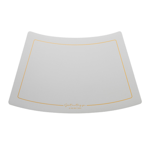 家用扇形圆桌隔热垫防油防水防烫高级感餐桌垫酒店皮革轻奢餐垫