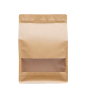 茶叶包装牛皮纸自封袋半斤一斤装散茶袋大号红茶绿茶密封袋封口袋