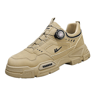 回力户外登山男鞋冬季工作劳保休闲防水防滑耐磨旋钮工地工装潮鞋