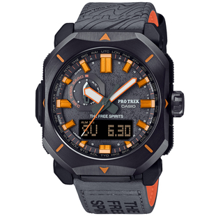 CASIO卡西欧自由之魂联名款登山光能电波户外运动男表PRW-6900TFS