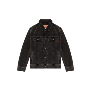 [折扣]DIESEL男士黑色牛仔夹克外套A0388509J96