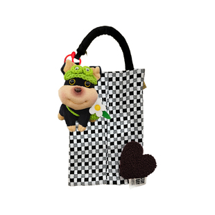 2026新款创意车载纸巾盒高级感可爱蜜蜂狗抽纸盒汽车内用纸巾挂袋