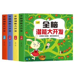 儿童全脑潜能大开发2-3-4-5岁幼儿6早教启蒙潜力思维训练益智游戏