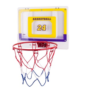 室外挂式儿童篮球框投篮架免打孔篮筐户外可折叠树上捆绑带式篮筐