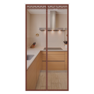 全磁条防蚊门帘磁性金刚网沙门家用免打孔防蝇网隔断帘魔术贴自吸