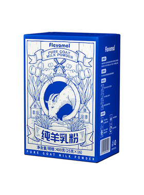 风车牧场国产儿童成长纯羊奶粉