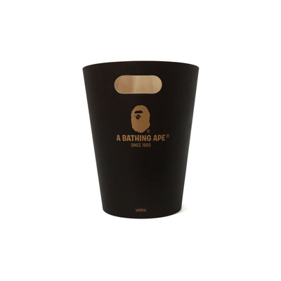 bape圆形7.5L木制猿人头垃圾桶