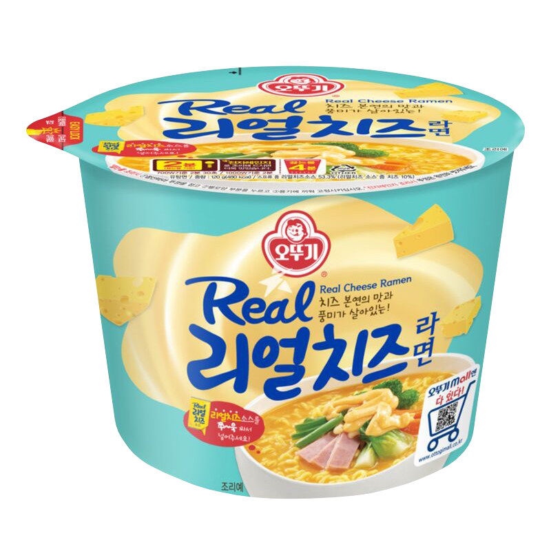 韩国进口不倒翁特浓真芝士奶酪拉面正宗韩式泡面袋装方便面速食