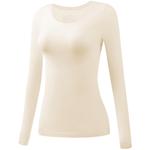 无痕保暖内衣女美肤发热肌底衣超薄款打底衫秋衣秋裤女士套装冬季