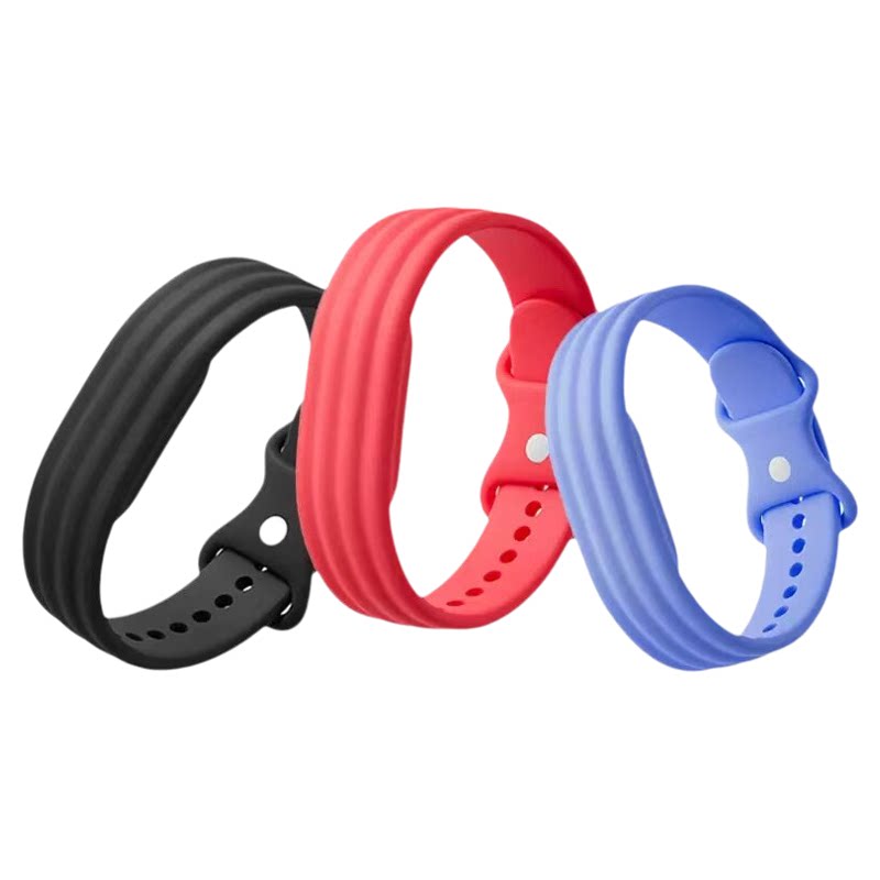 适用谷歌Goog Fitbit Air运动手环表带外跑菲比fitbitair无屏幕硅胶表带防水防汗替换腕带简约纯色表带同款