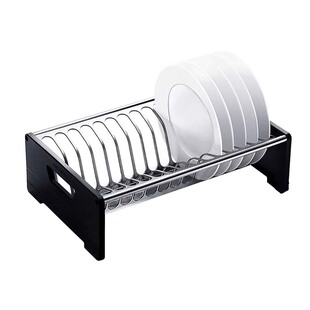 悍高橱柜304不锈钢碗碟架柜内台面水碗架厨房收纳碗碟篮沥碗碟架