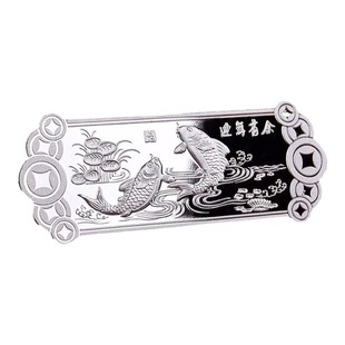 金言999实心纯银条订做银砖银锭连年有余贺岁送礼物礼品投资银条