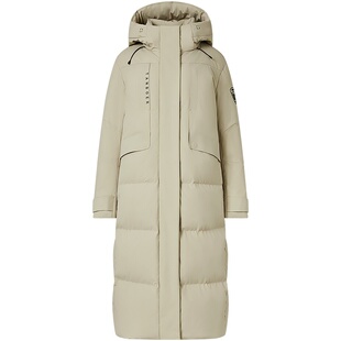 坦博尔官方奥莱冬季正品羽绒服女长款连帽运动户外加厚保暖外套