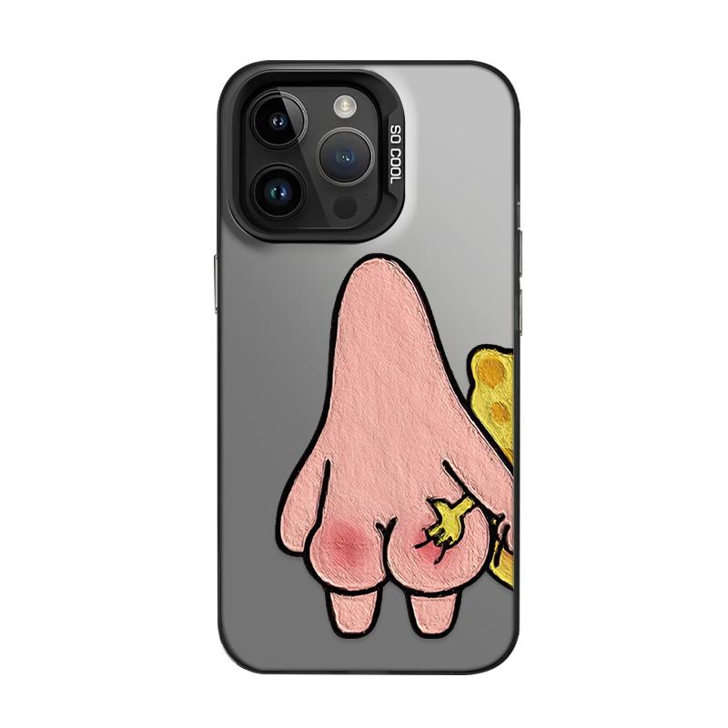 适用苹果15海绵宝宝16/iphone14promax派大星13情侣12mini搞怪11新款x趣味8plus可爱xr/xs简约7卡通se小众套