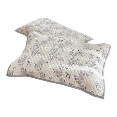 夏季凉感绑带款枕巾2025新款可固定枕头巾防头油一对防滑50X80cm