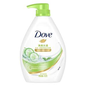 晨烨个人护理专营店Dove/多芬清爽水透深层营润青黄瓜香樱花清新沐浴乳美肤沐浴液