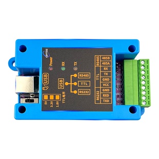 隔离型工业级USB转RS485/RS232/TTL串口转换器串口线通信模块3合1