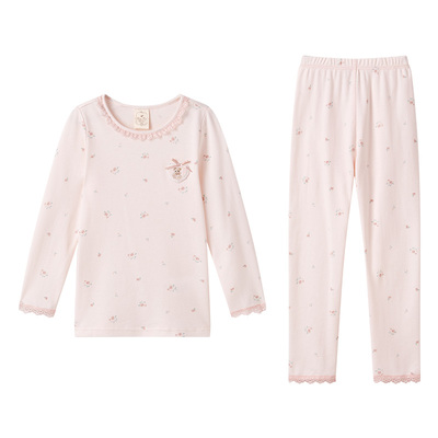宝宝秋衣套装女童纯棉保暖内衣