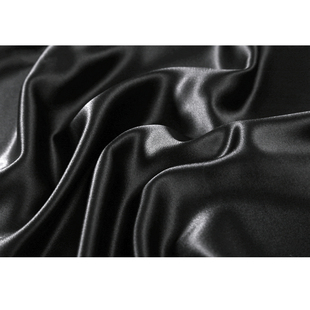 醋酸缎面丝绸面料真丝素绉绸缎光泽布料高档礼服旗袍睡衣连衣裙布
