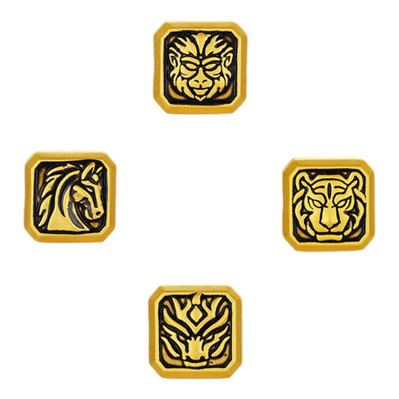 周六福黄金福灵手绳男款定价生肖马猴虎龙福灵手绳送爸爸父亲礼物