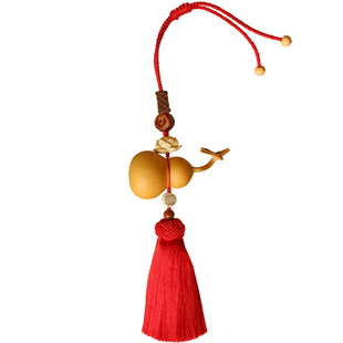 天然不开口葫芦挂件门对门大门对客厅厕所卧室门招财流苏挂饰摆件