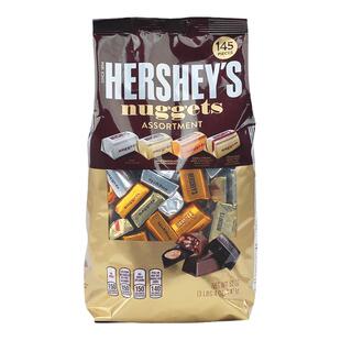 包邮Hershey'S好时水滴金砖混装巧克力块4种口味1470g喜糖送礼