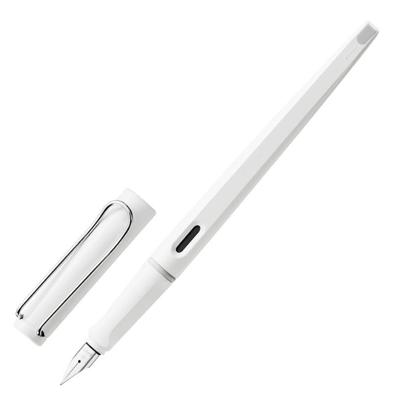 包邮 原装德国LAMY/凌美钢笔Joy喜悦钢笔/美术笔铝帽 白色/黑红夹