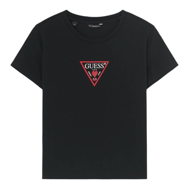 GUESS秀智10周年纯棉短袖T恤