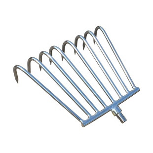 耙子水草钩钓鱼不锈钢耙子除草拉草器野钓抓草钩抓钩搂草捞草神器