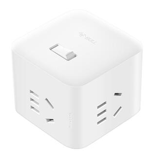 公牛插座不带线魔方转换器面板多孔排插板无线一转多功能插头扩展