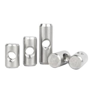 304不锈钢锤仔螺母锤头螺帽圆柱销打横孔预埋连接字锤子螺丝帽