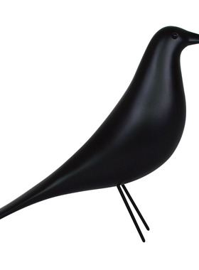 小鸟鸽子伊姆斯实木创意桌面摆件