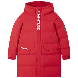 三防+能暖科技|361度童装男童羽绒服儿童冬季女童红色新年外套
