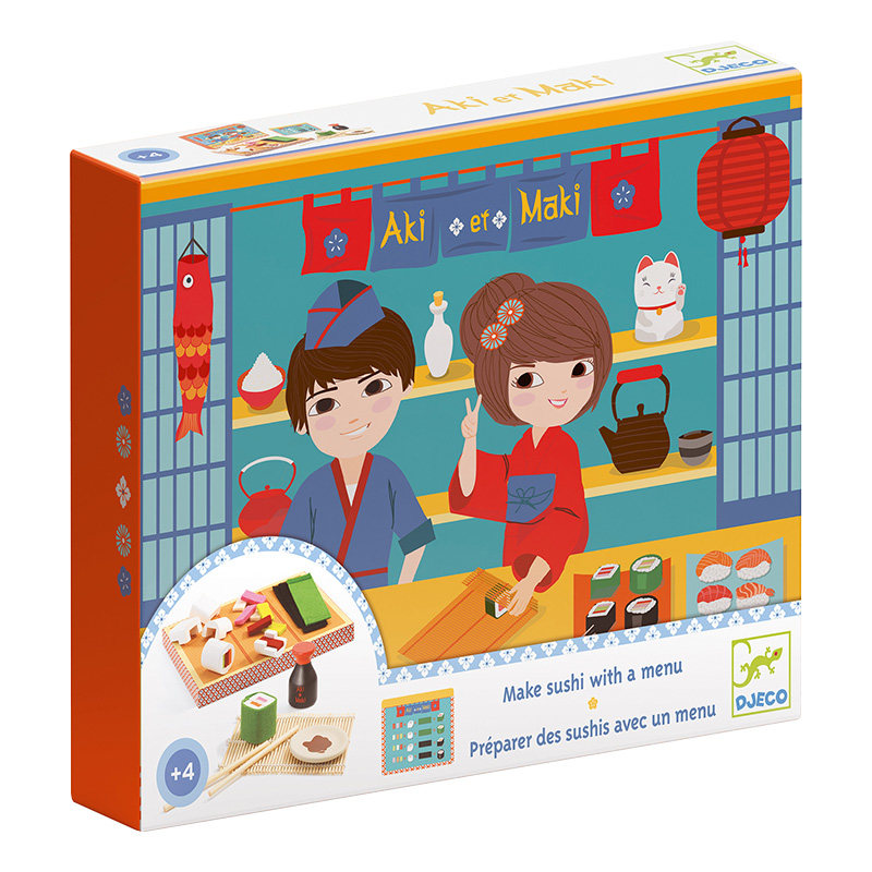 Djeco雅纪寿司店3岁益智玩具