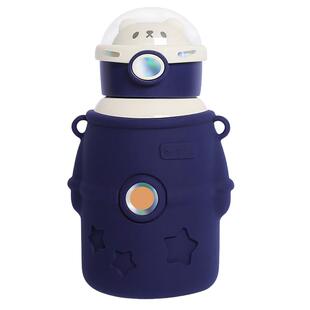 秋冬新款316不锈钢吸管保温杯水杯宇航员男女儿童颜值杯子吸管杯