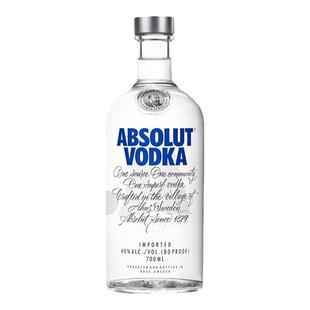 郎家园进口洋酒Absolut Vodka瑞典绝对原味伏特加酒烈酒基酒700ml