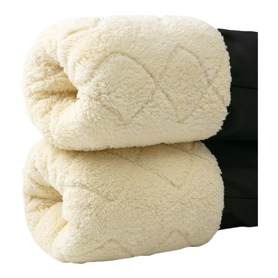 羊毛棉裤女外穿特厚蚕丝保暖裤