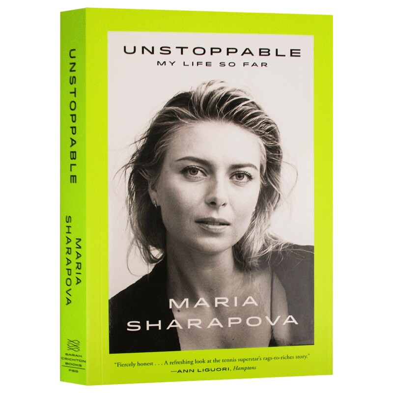 莎拉波娃自传 势不可挡 英文原版 人物传记 Unstoppable My Life So Far 我至今的生活 全英文版 进口原版英语书籍正版